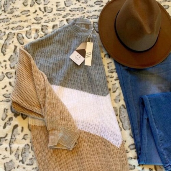 2 left💕 Spring ColorBlock Sweater - Picture 3 of 4